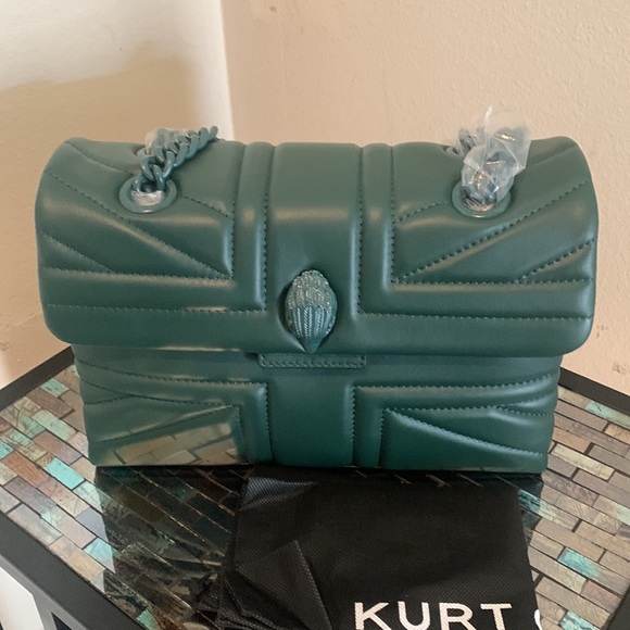 - Kurt Geiger London Leather Kensington Union Jack Bag - Picture 7 of 11